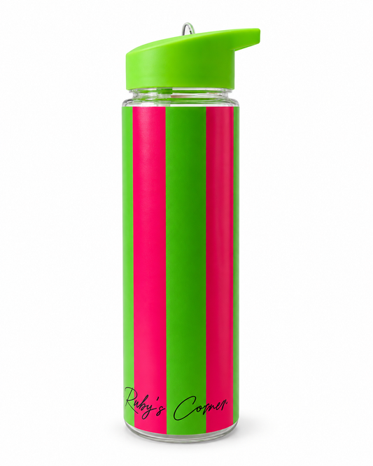 Drinkfles - Groen / Roze