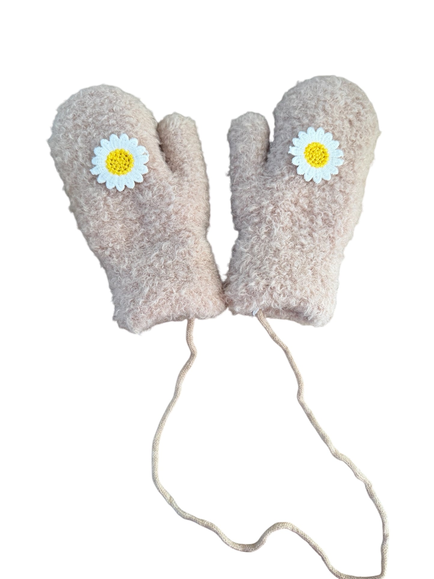 Wantjes - Bloem - Beige