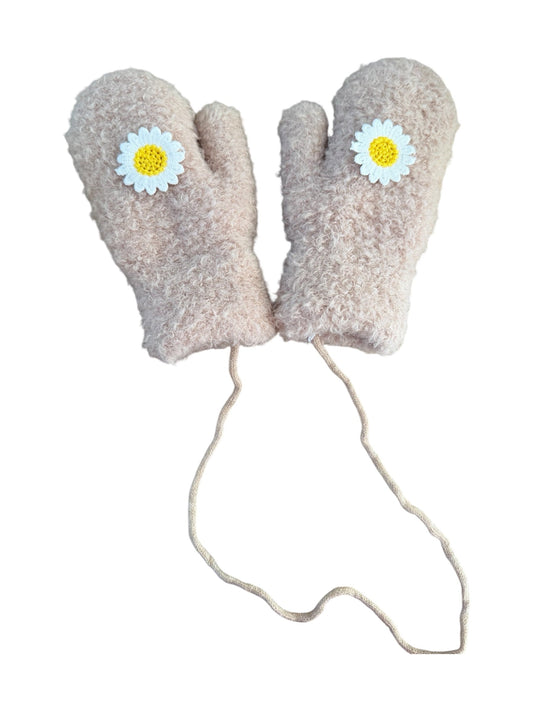 Wantjes - Bloem - Beige