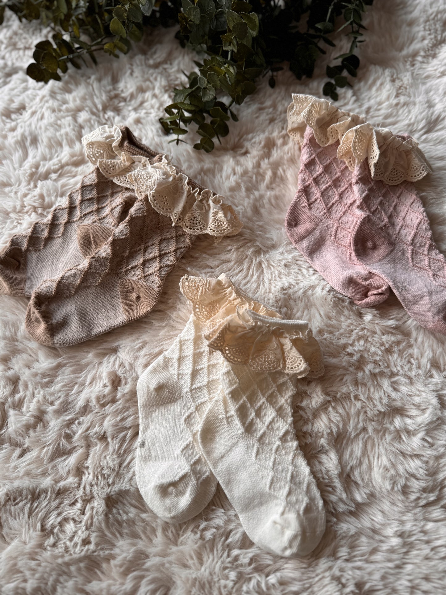 Sokjes Lace Bruin