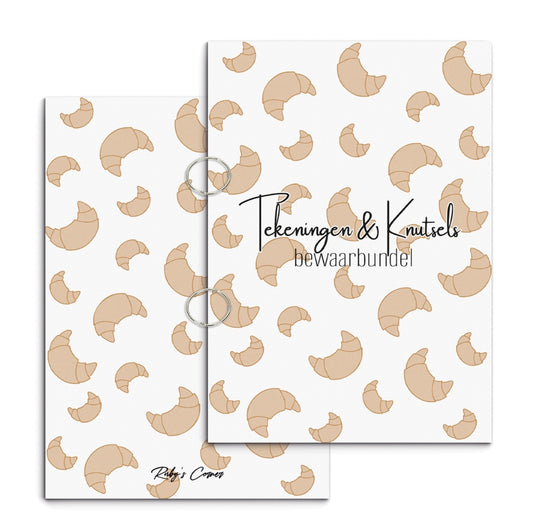 Bewaarbundel voor Tekeningen & Knutsels - Croissant