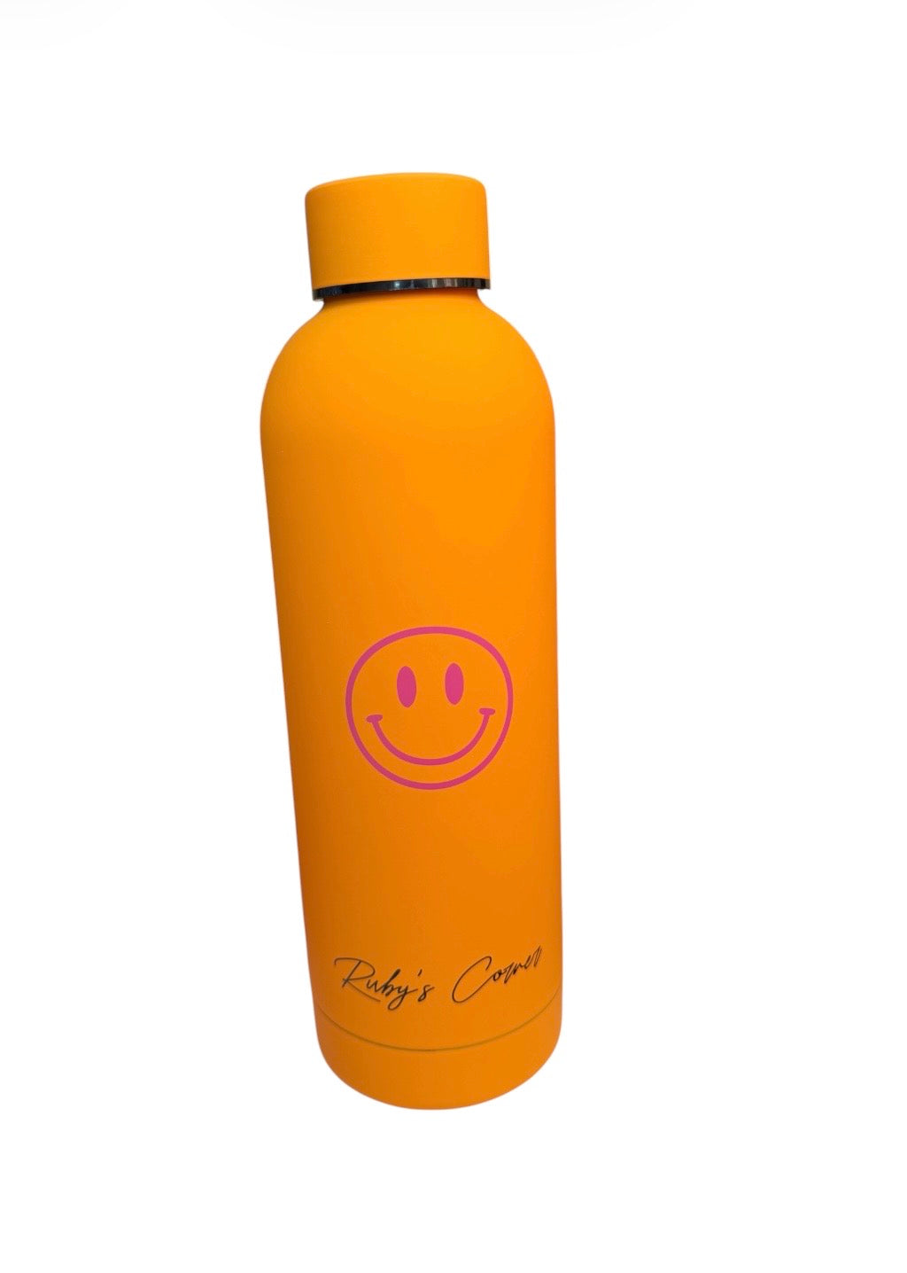 Thermosfles - Oranje - Smiley