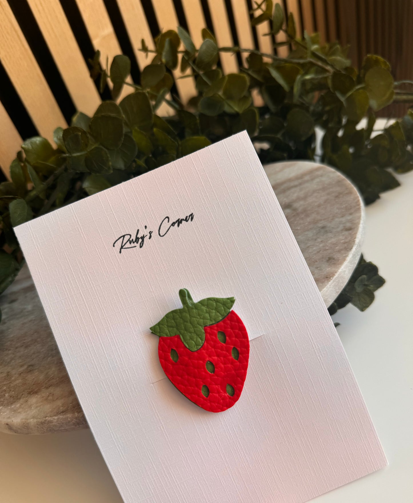 Strawberry clip - Rood - Antislip