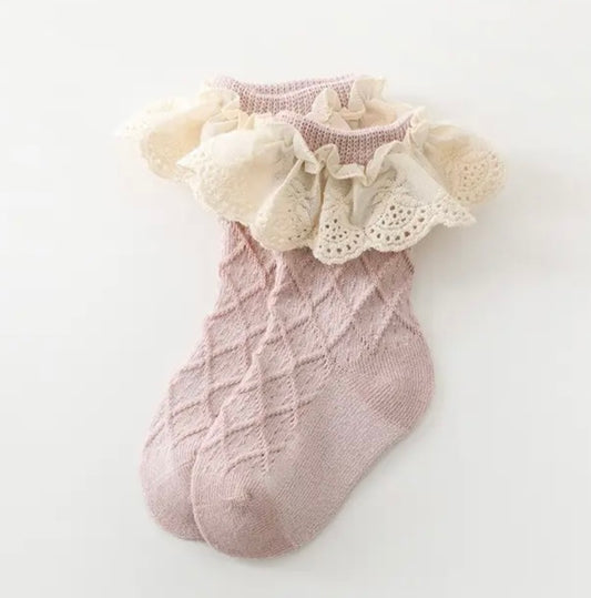 Sokjes Lace Pink