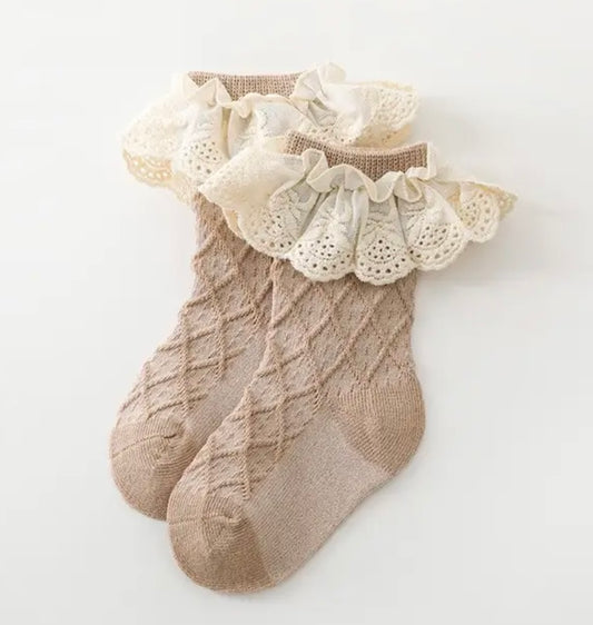 Sokjes Lace Bruin