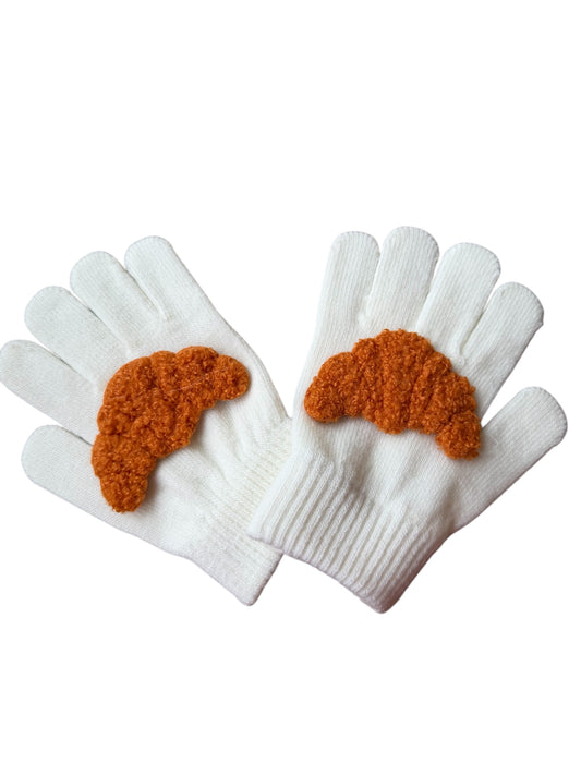 Kinderhandschoenen Croissant - Wit