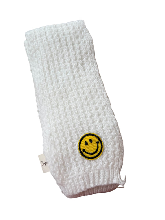 Kinder Sjaal Smiley – Wit