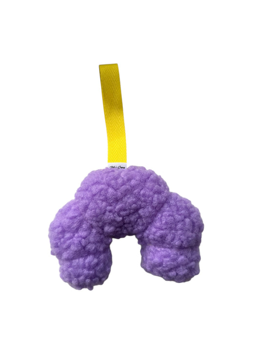 Croissant Speendoekje Accessoire - Teddy - Paars