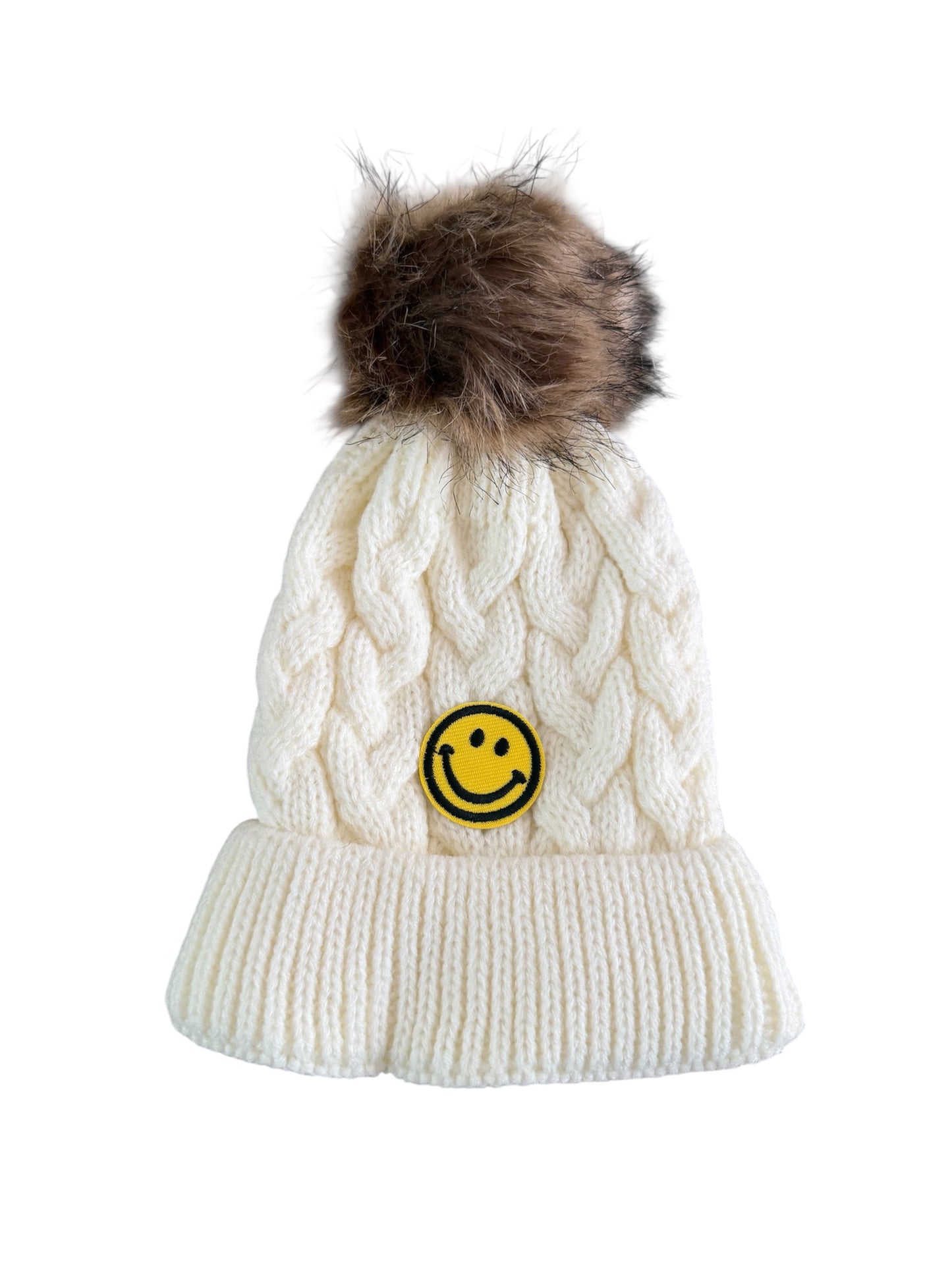 Kinder Muts - Smiley - Wit