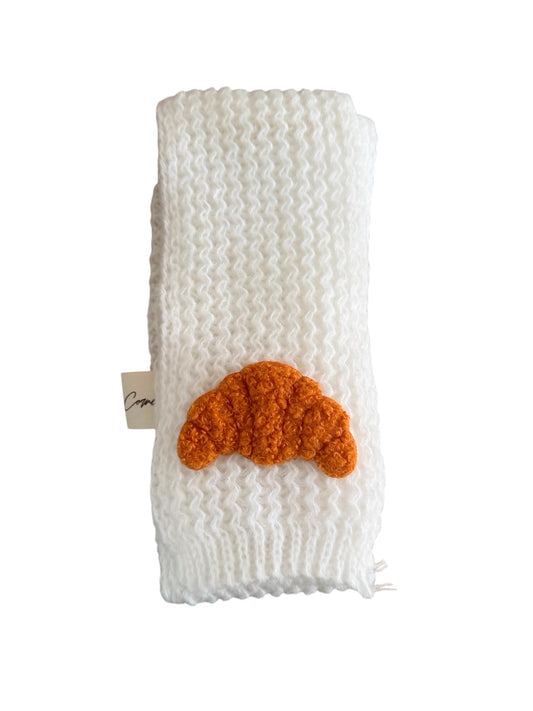 Kinder Sjaal - Croissantje - Wit - B2B - Incl Btw