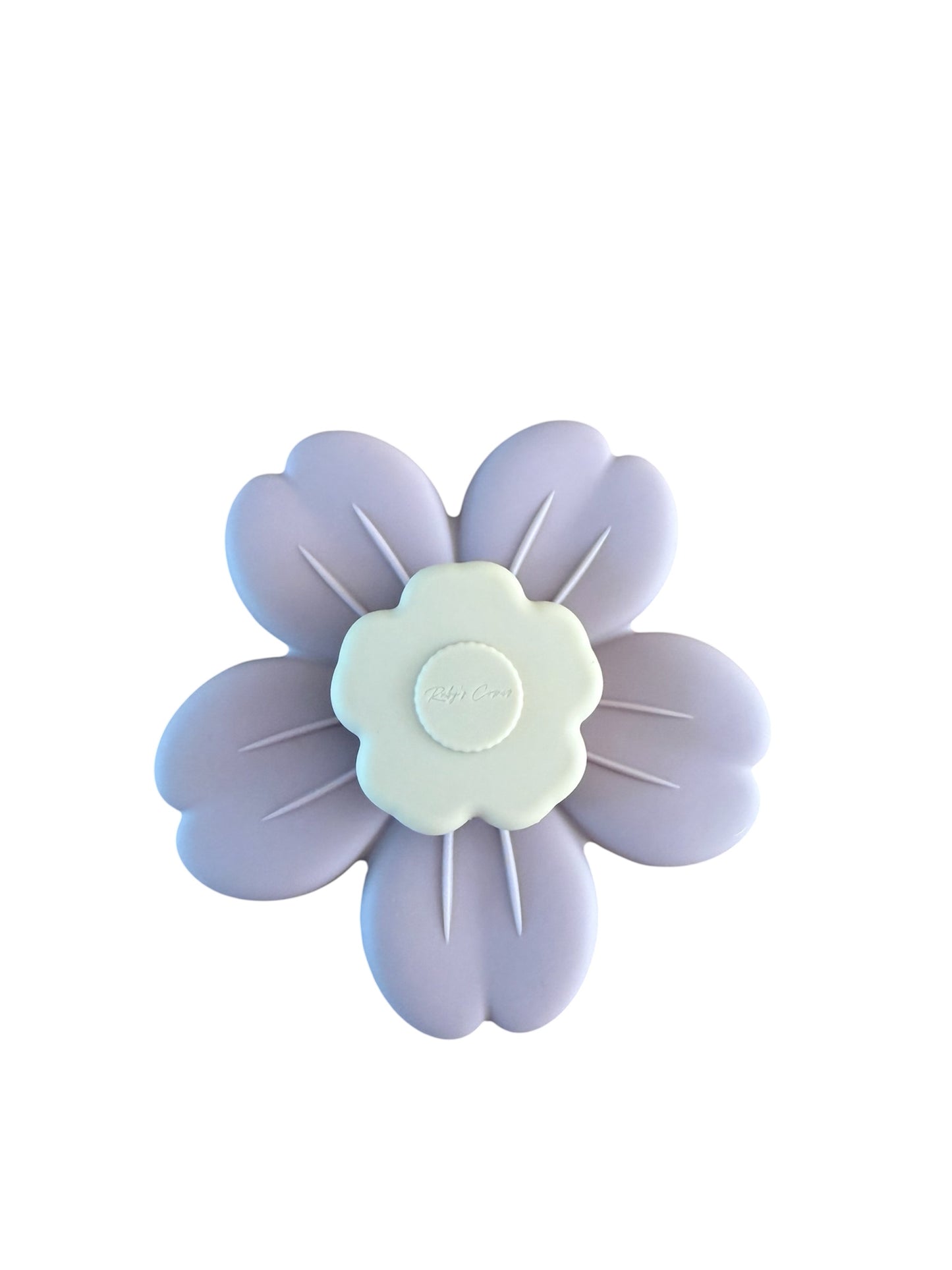 Siliconen bad spinner – Bloem - Roze