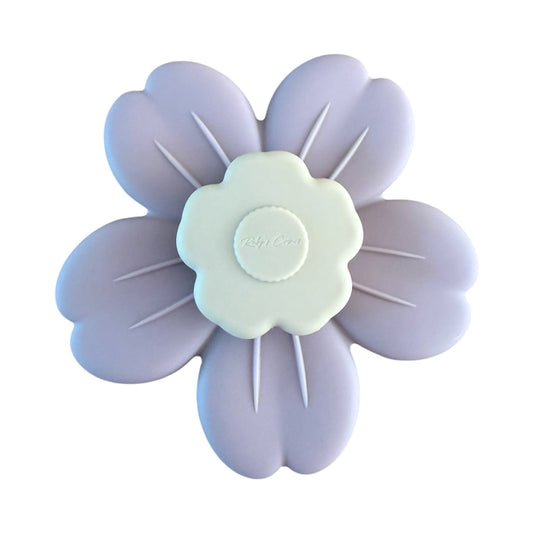 Siliconen bad spinner – Bloem - Roze