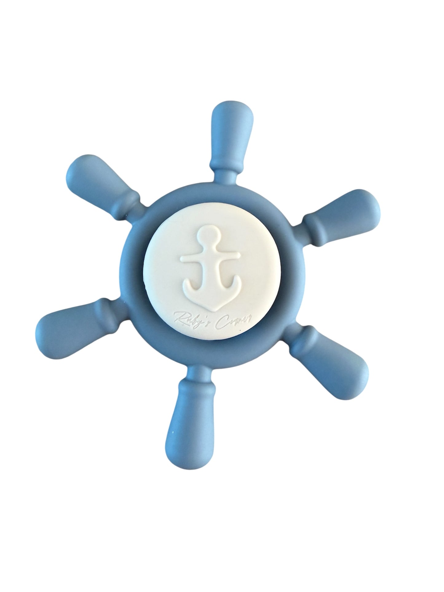 Siliconen bad spinner – Stuur - Donker Blauw