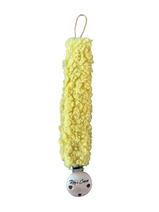 Speenkoord Teddy - B2B - Geel - Incl Btw