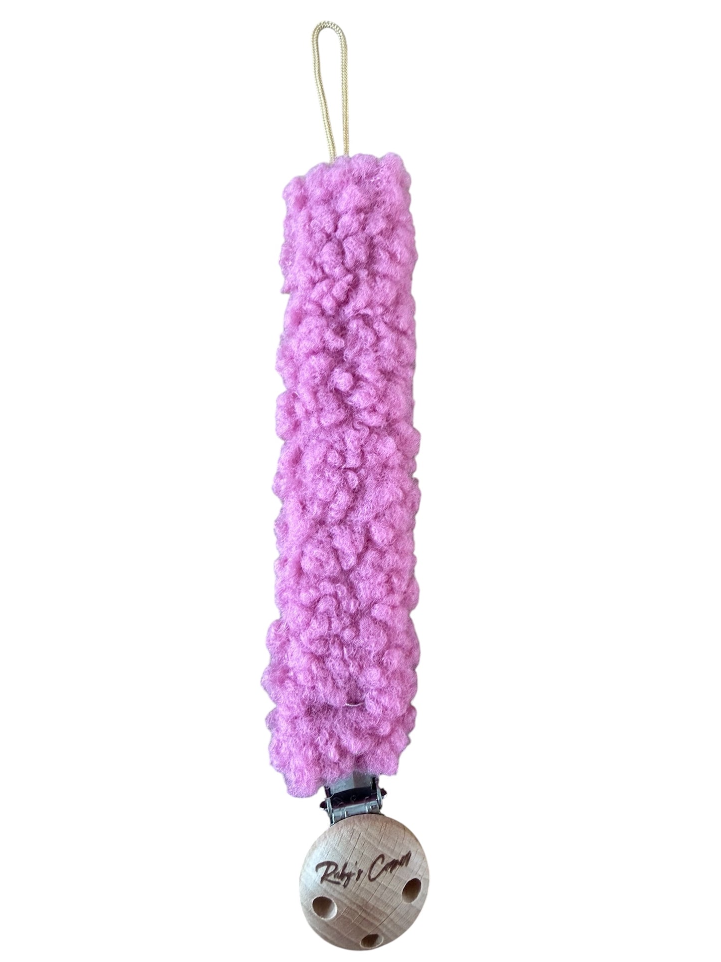 Speenkoord Teddy - Roze