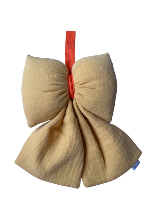 Strik Speendoekje Accessoire - Mouseline - XL - Geel / Oranje