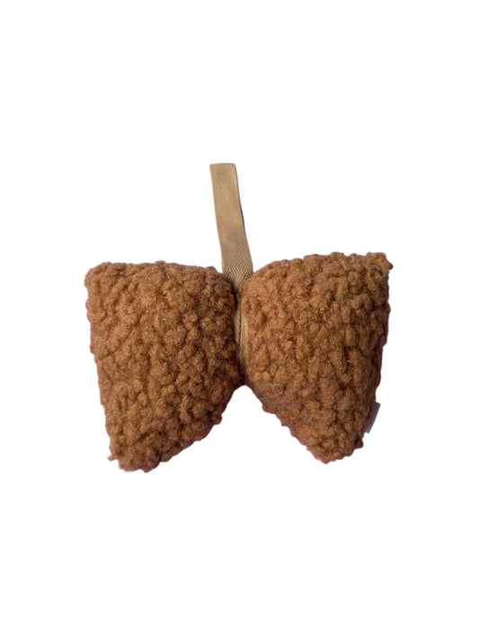 Strikkussentje – Speendoekje Accessoire - Teddy - Bruin