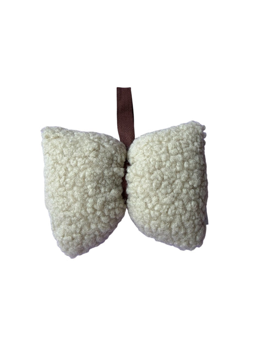 Strikkussentje – Speendoekje Accessoire - Teddy - Sand
