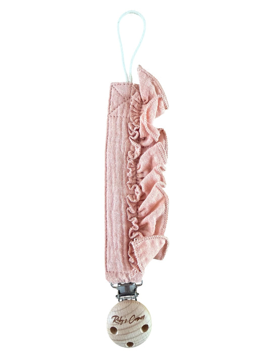 Ruffle Speenkoord – Peach