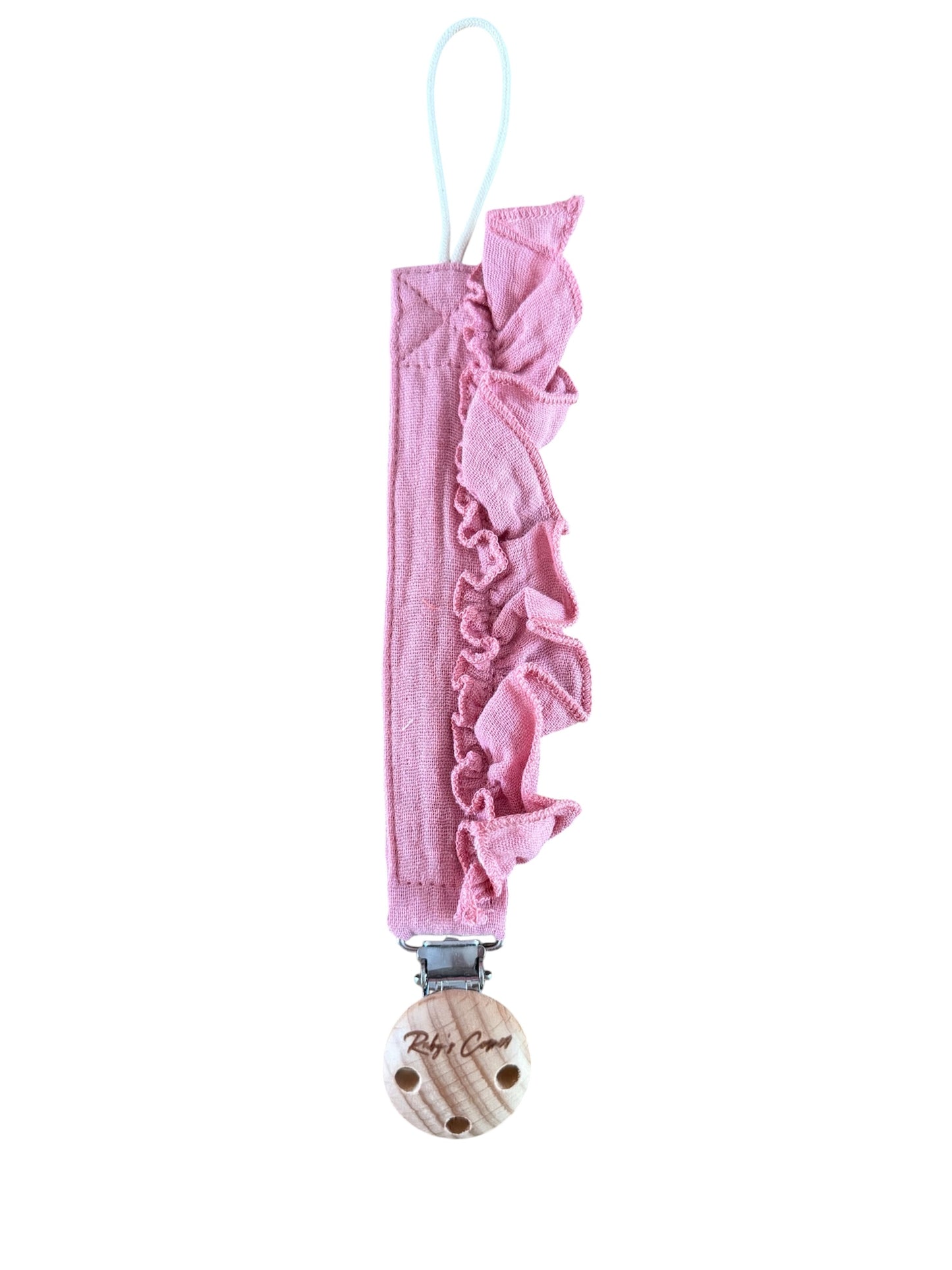 Ruffle Speenkoord – Pink