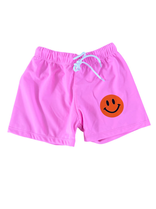 Zwembroek Smiley Oranje - Roze