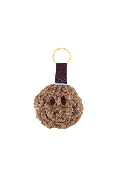 Sleutelhanger Smiley - Teddy - Donker Bruin