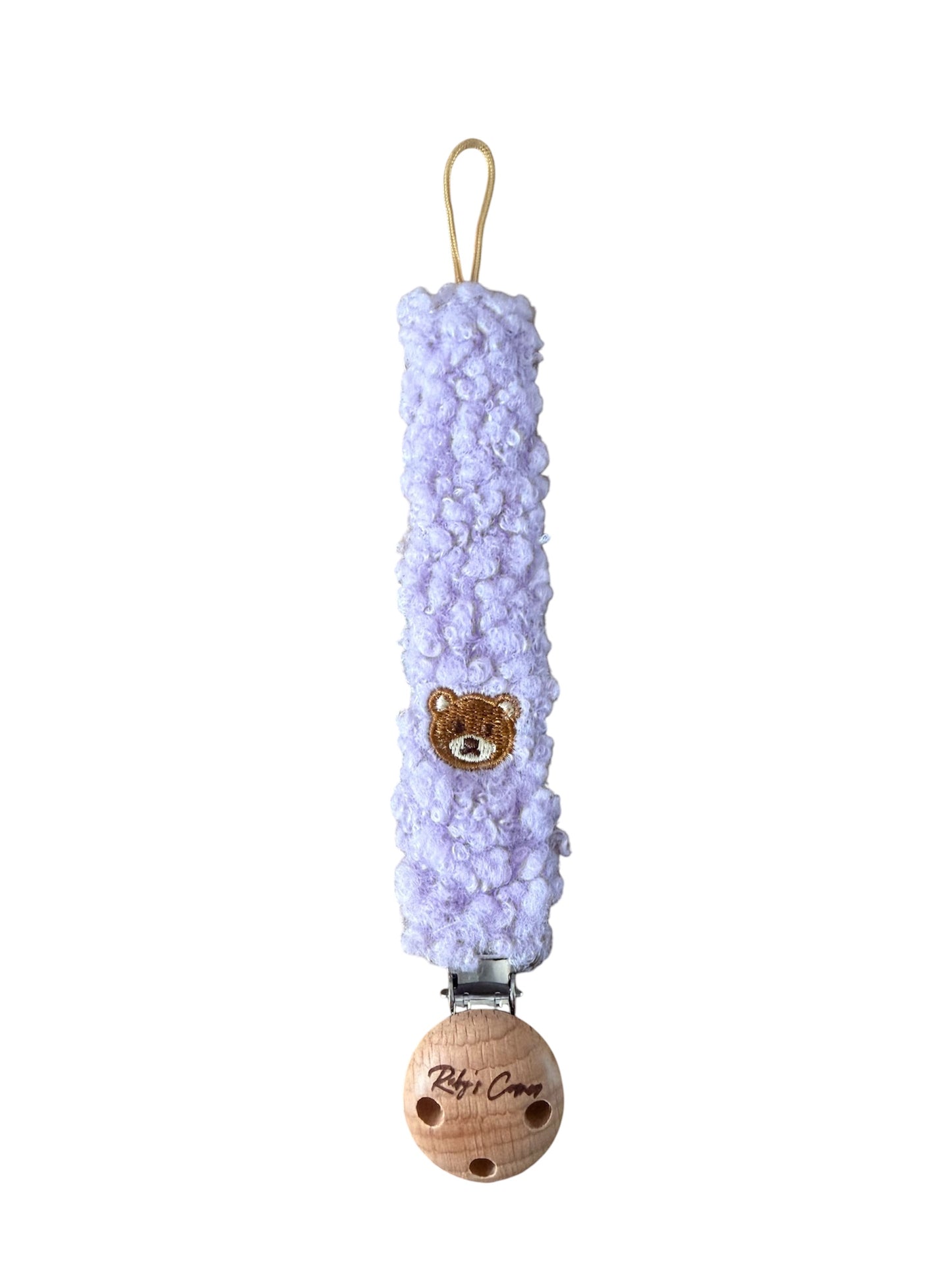 Speenkoord Teddy - Beer - Lilla