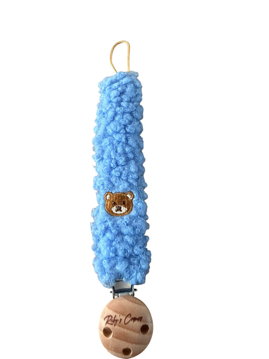 Speenkoord Teddy - Beer - Blauw