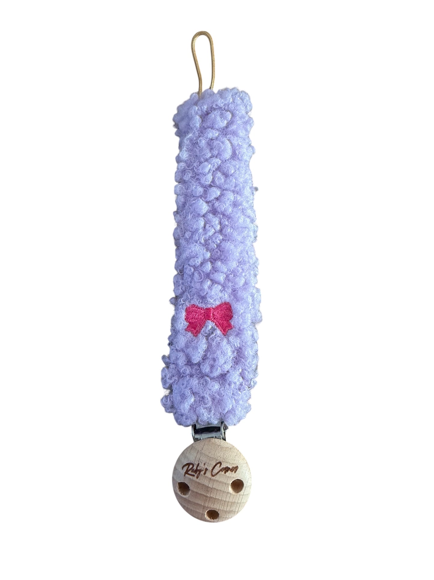 Speenkoord Teddy - Strik - Lilla