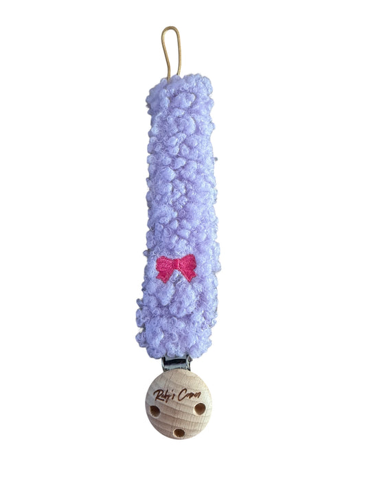 Speenkoord Teddy - Strik - Lilla