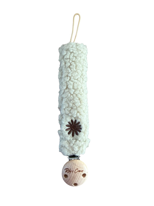 Speenkoord Teddy - Bloem - Beige