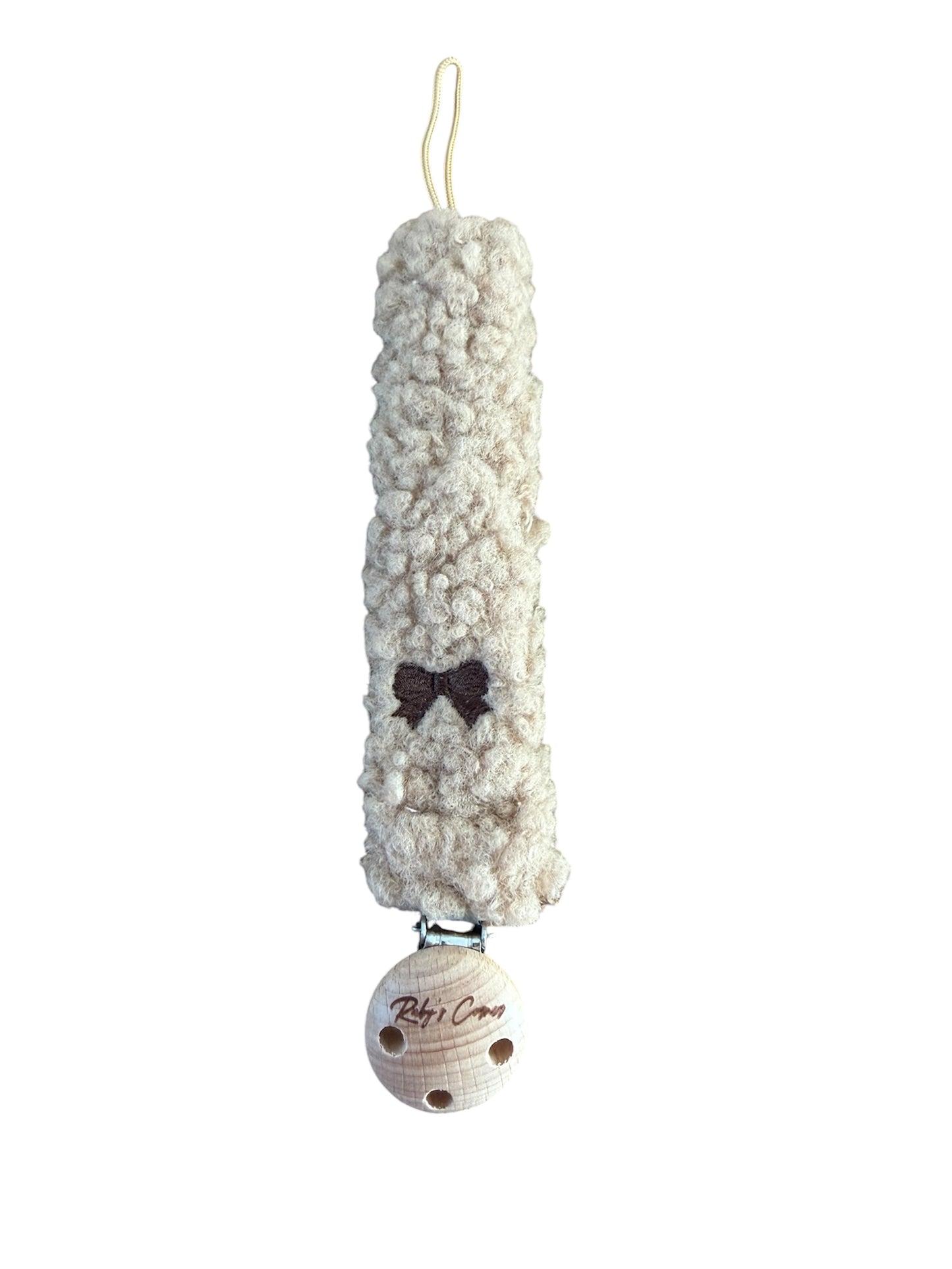 Speenkoord Teddy - Strik - Bruin