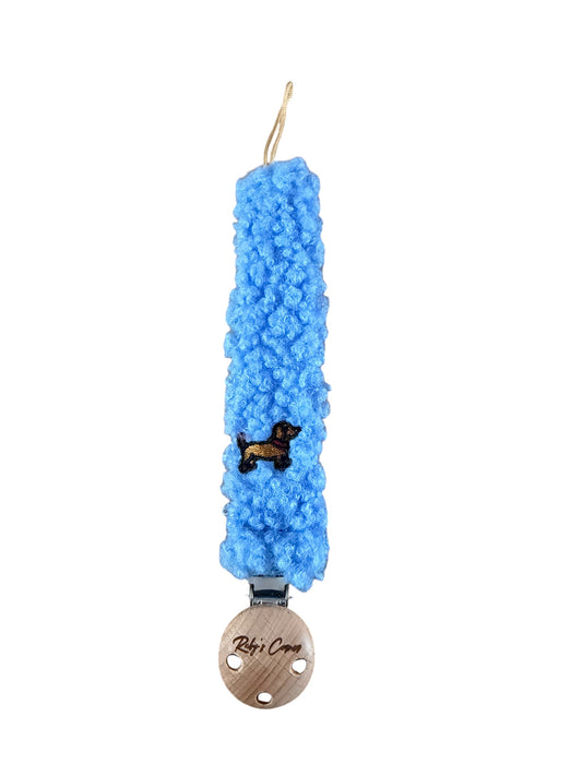 Speenkoord Teddy - Teckel - Blauw