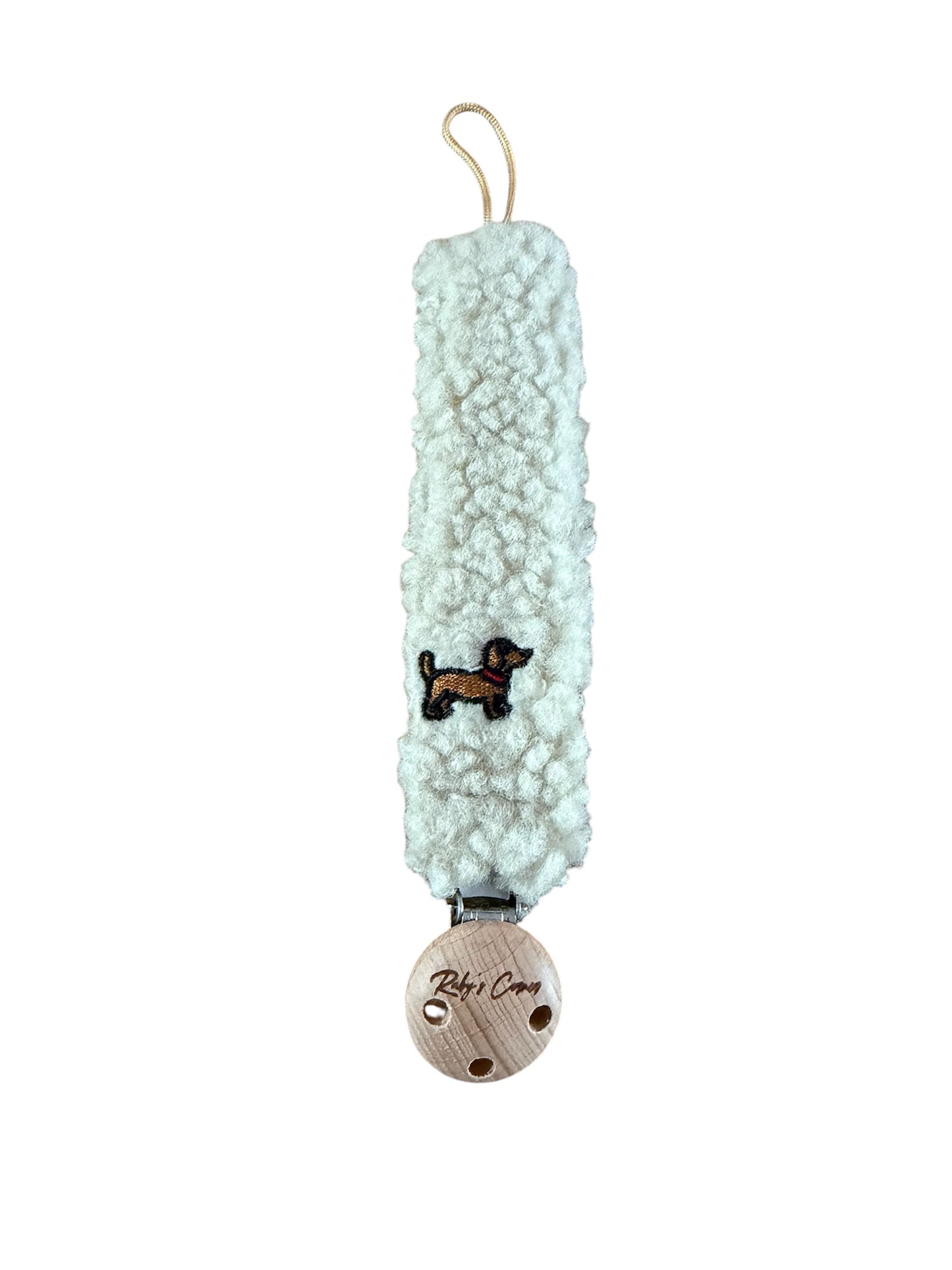 Speenkoord Teddy - Teckel - Beige