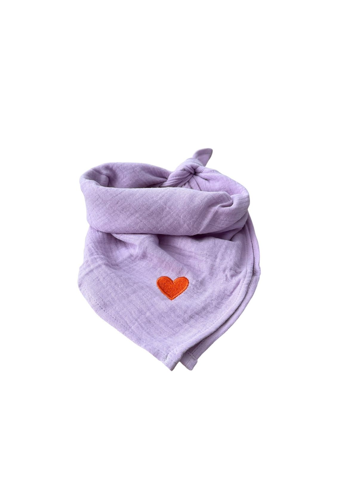 Bandana sjaaltje - Lilla - Hartje