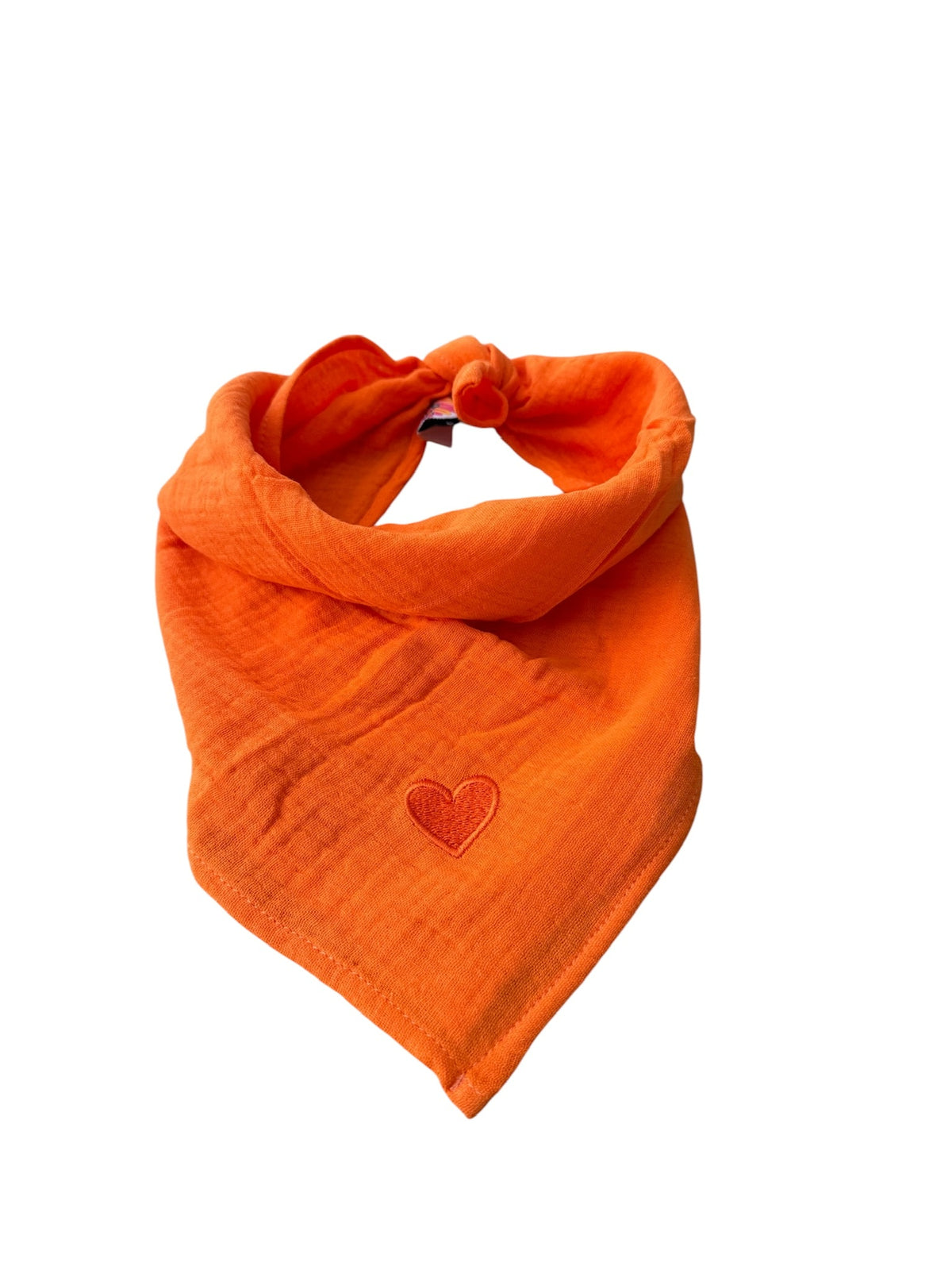 Bandana sjaaltje - Oranje - Hartje
