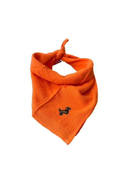 Bandana sjaaltje - Oranje - Teckel