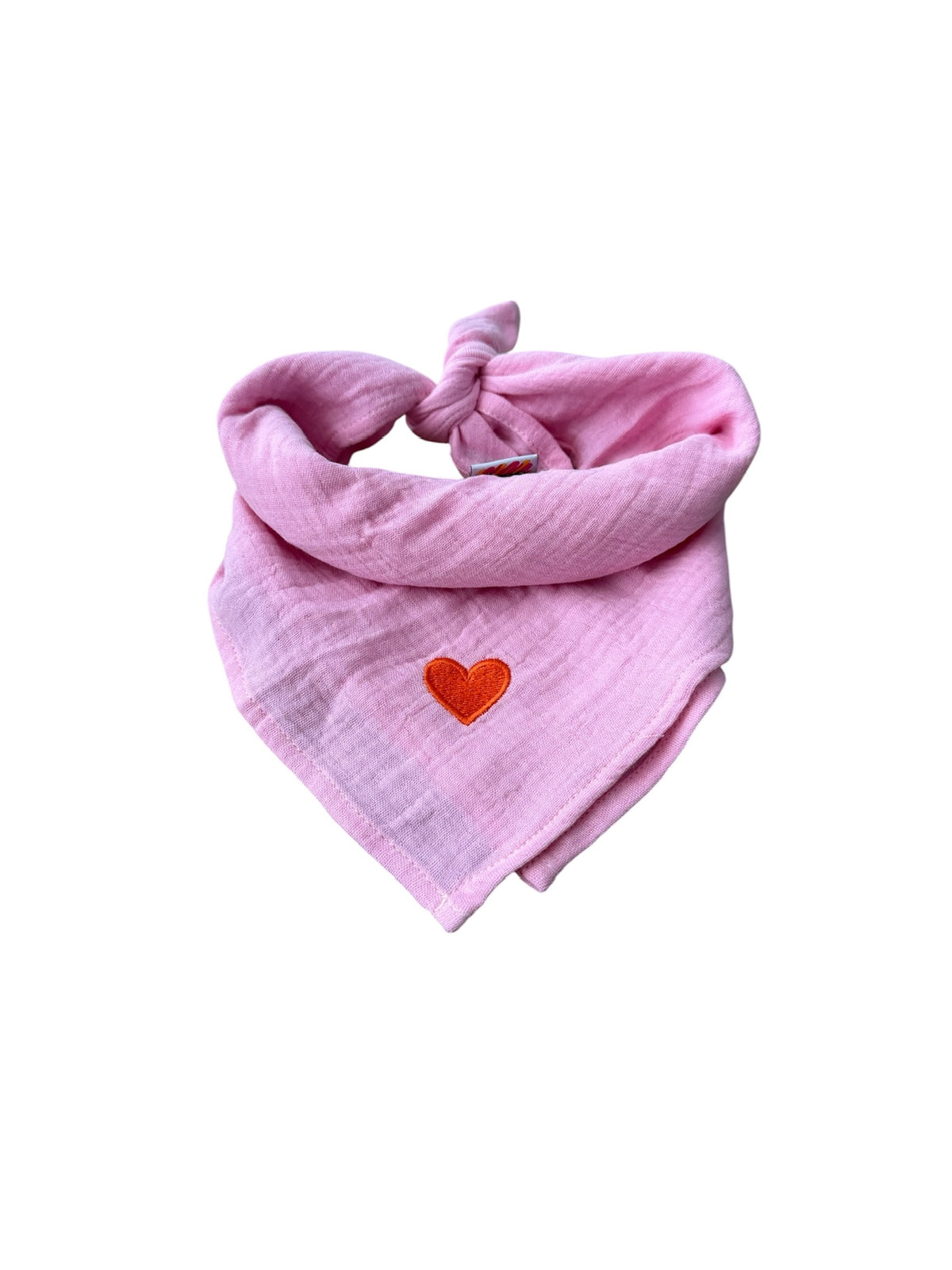 Bandana sjaaltje - Licht Roze - Hartje