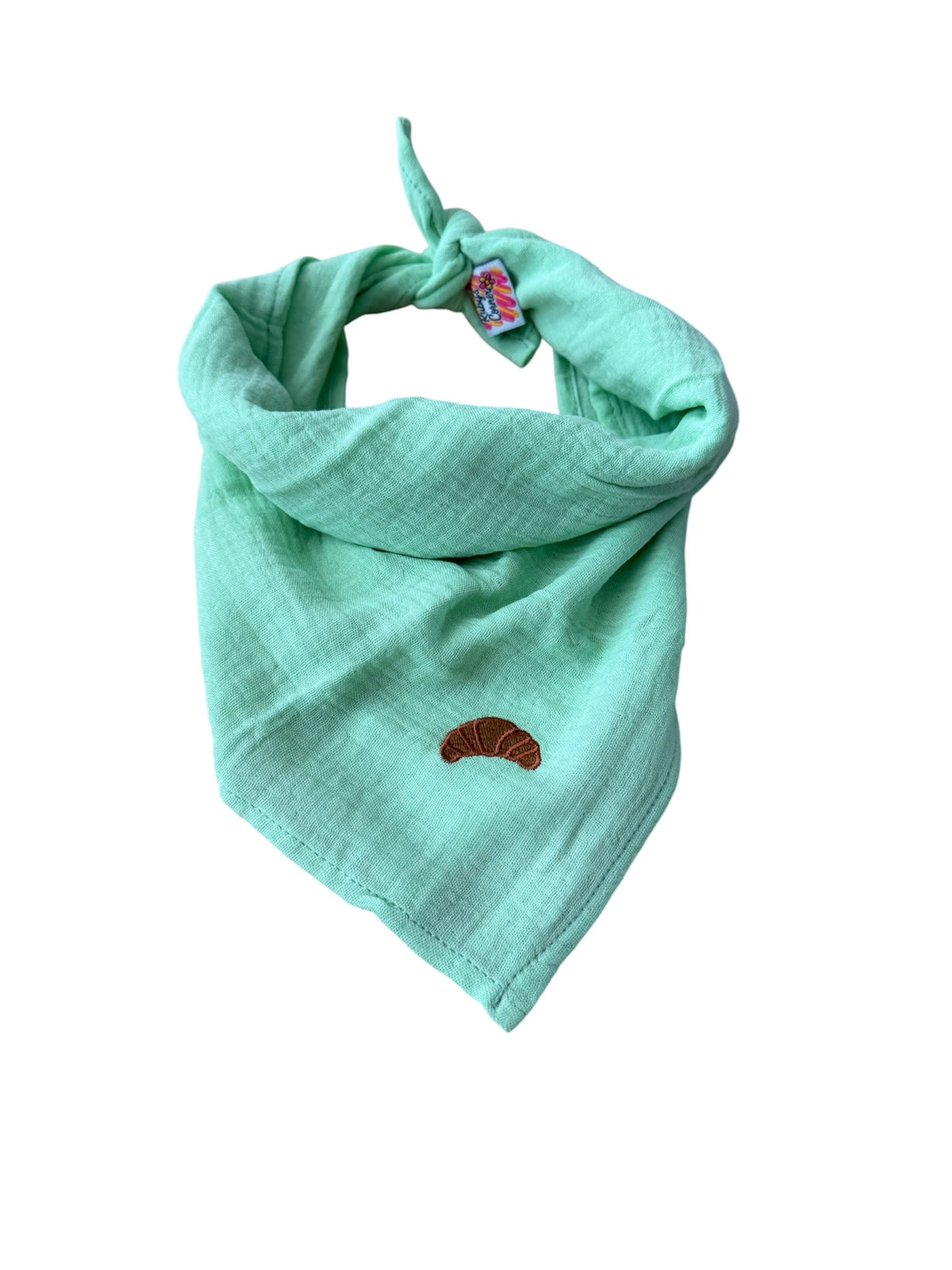 Bandana sjaaltje - Licht Groen - Croissant