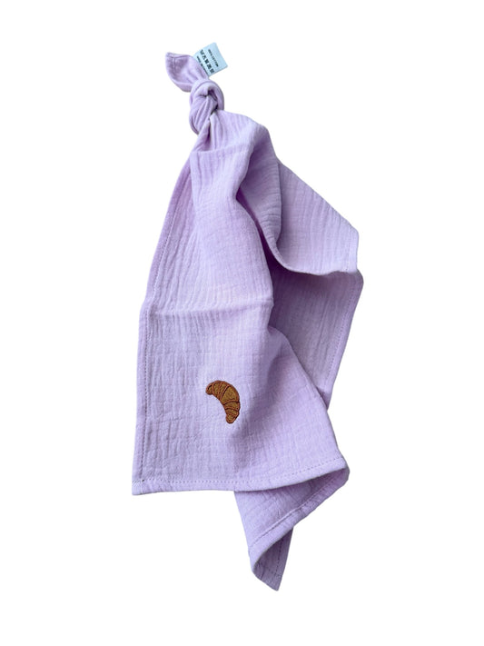 Multifunctionele mousseline doek - Lilla - Croissant