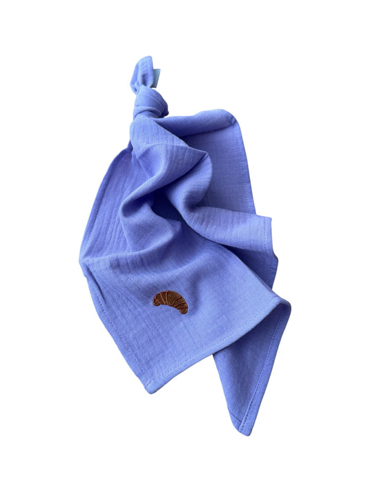 Multifunctionele mousseline doek - Paars - Croissant