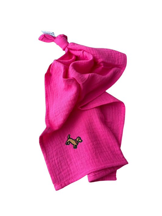 Multifunctionele mousseline doek - Cerise - Teckel
