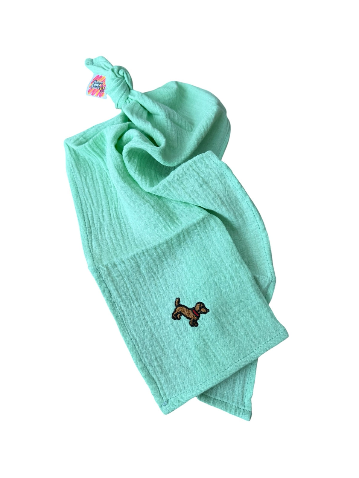 Multifunctionele mousseline doek - Licht Groen - Teckel