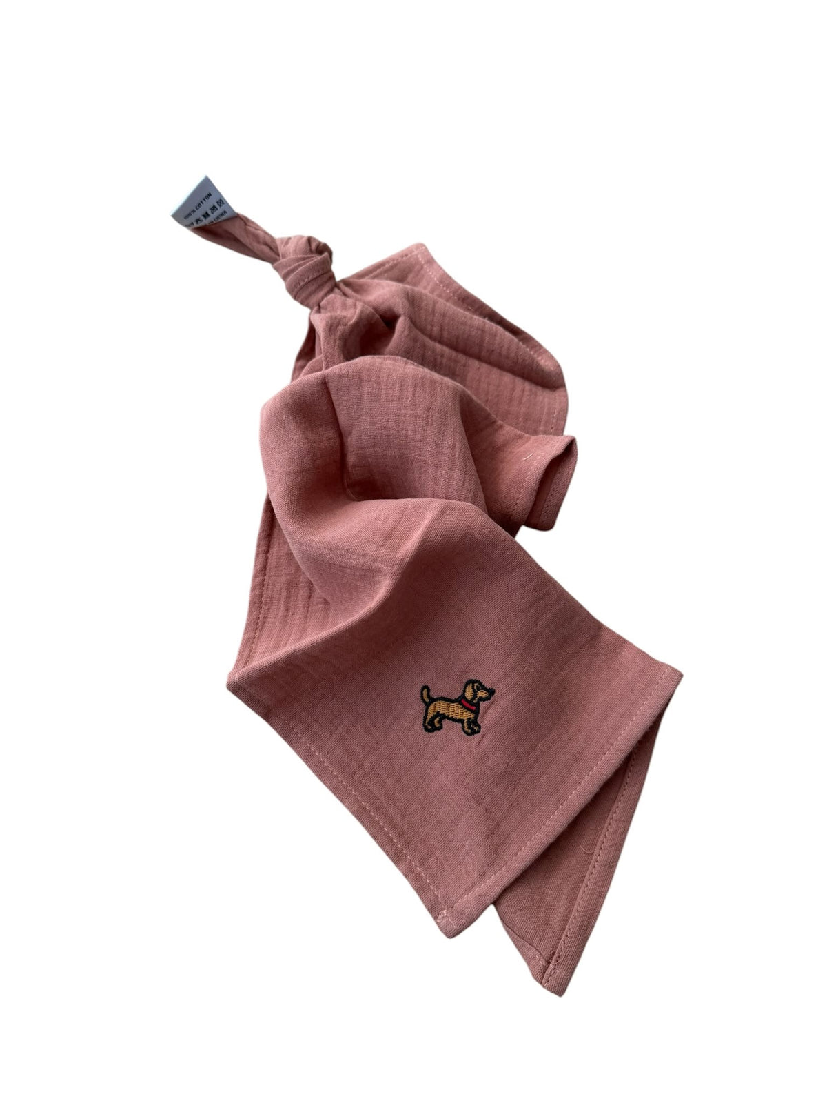 Multifunctionele mousseline doek - Bruin - Teckel