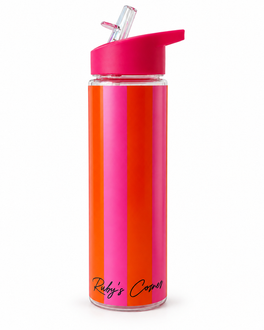 Drinkfles - Roze / Oranje