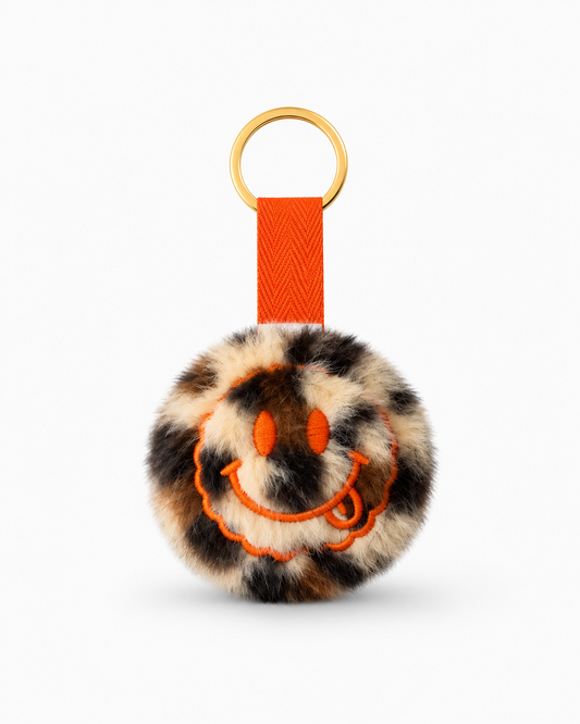 Smiley Sleutelhanger - Panter / Oranje