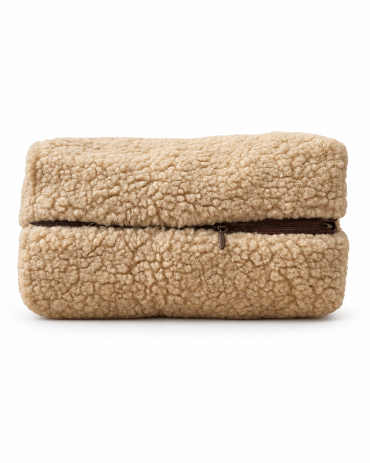 Teddy toilettasje - Beige