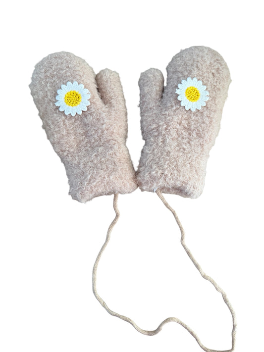 Wantjes - Bloem - Beige