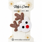 Kerst Haarspeldjes – Rendier Wit