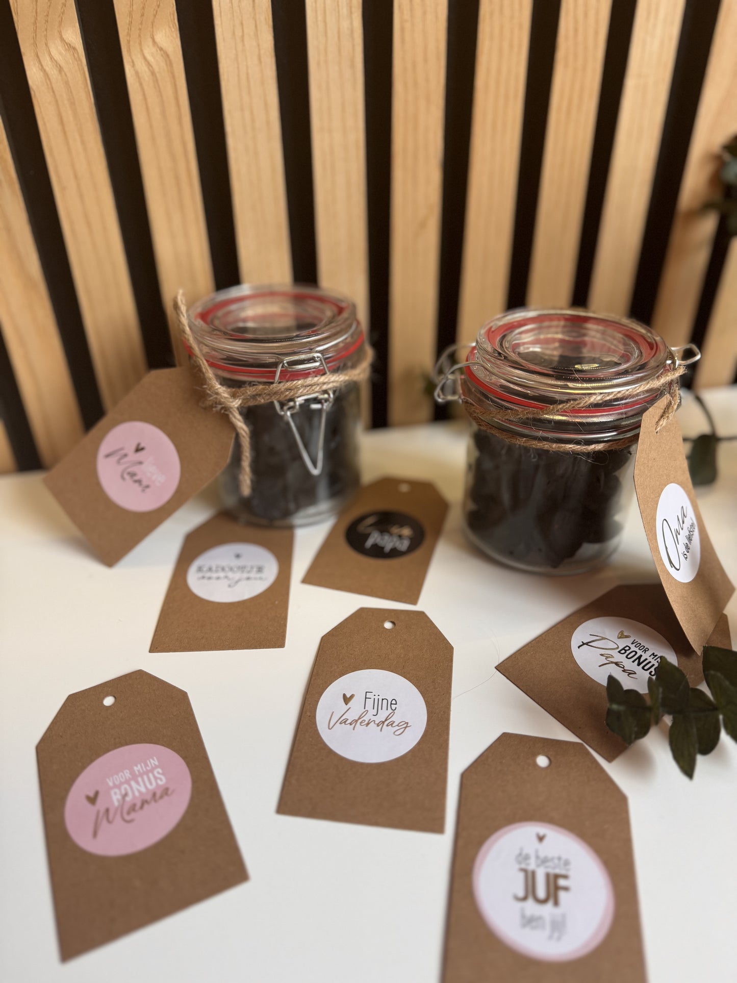 Wax pot drop - keuze uit verschillende Cadeu labels